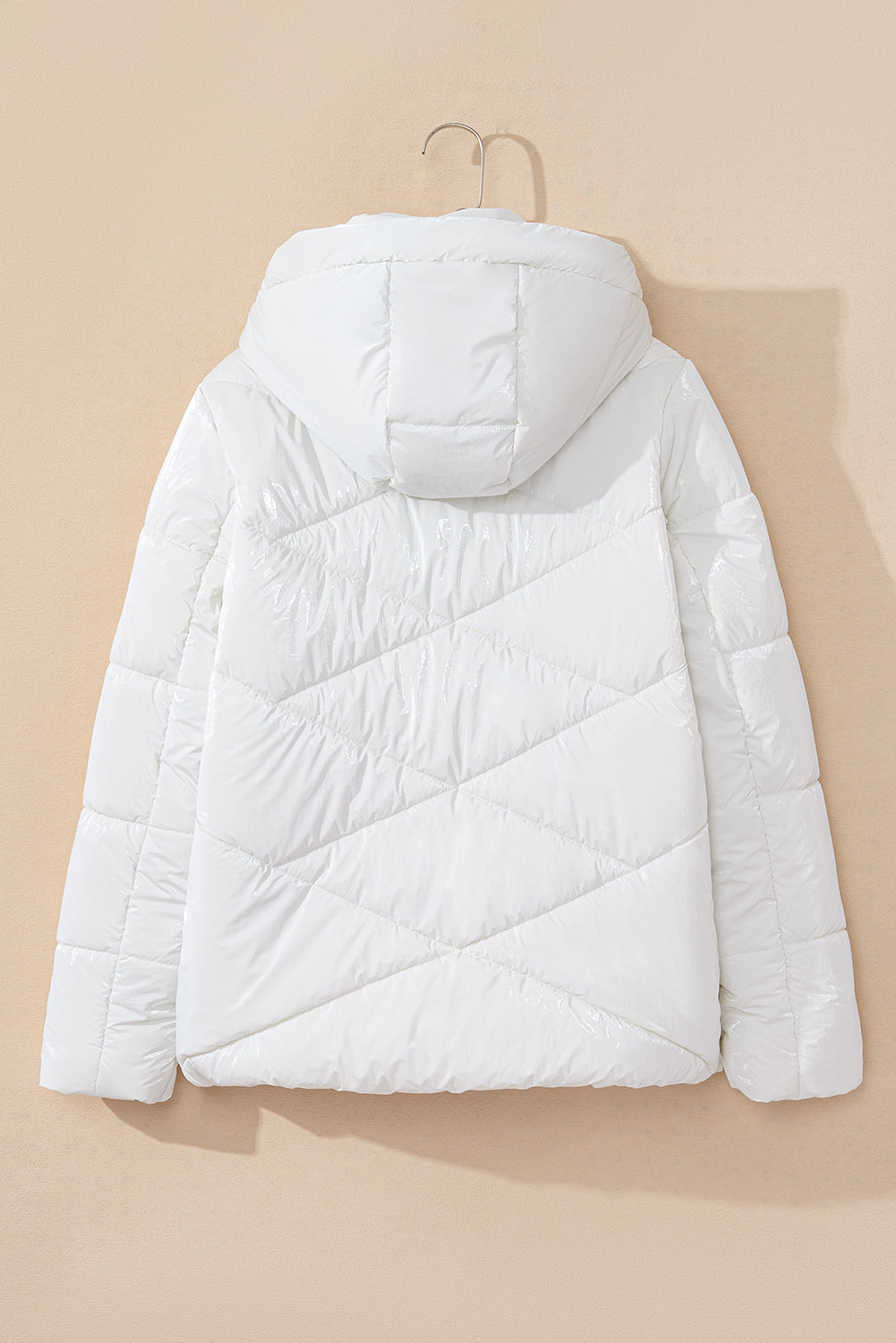 Chaqueta acolchada blanca