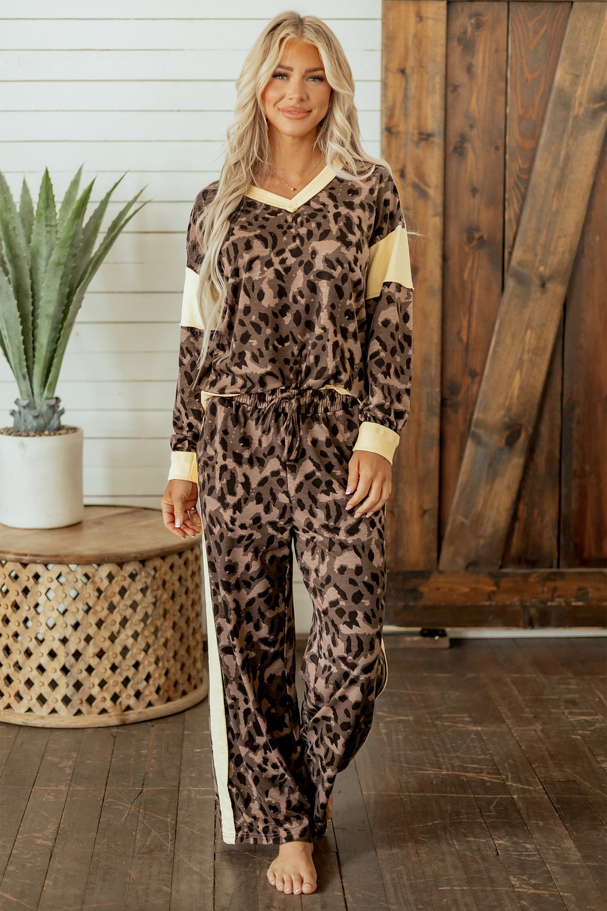 Conjunto de leopardo