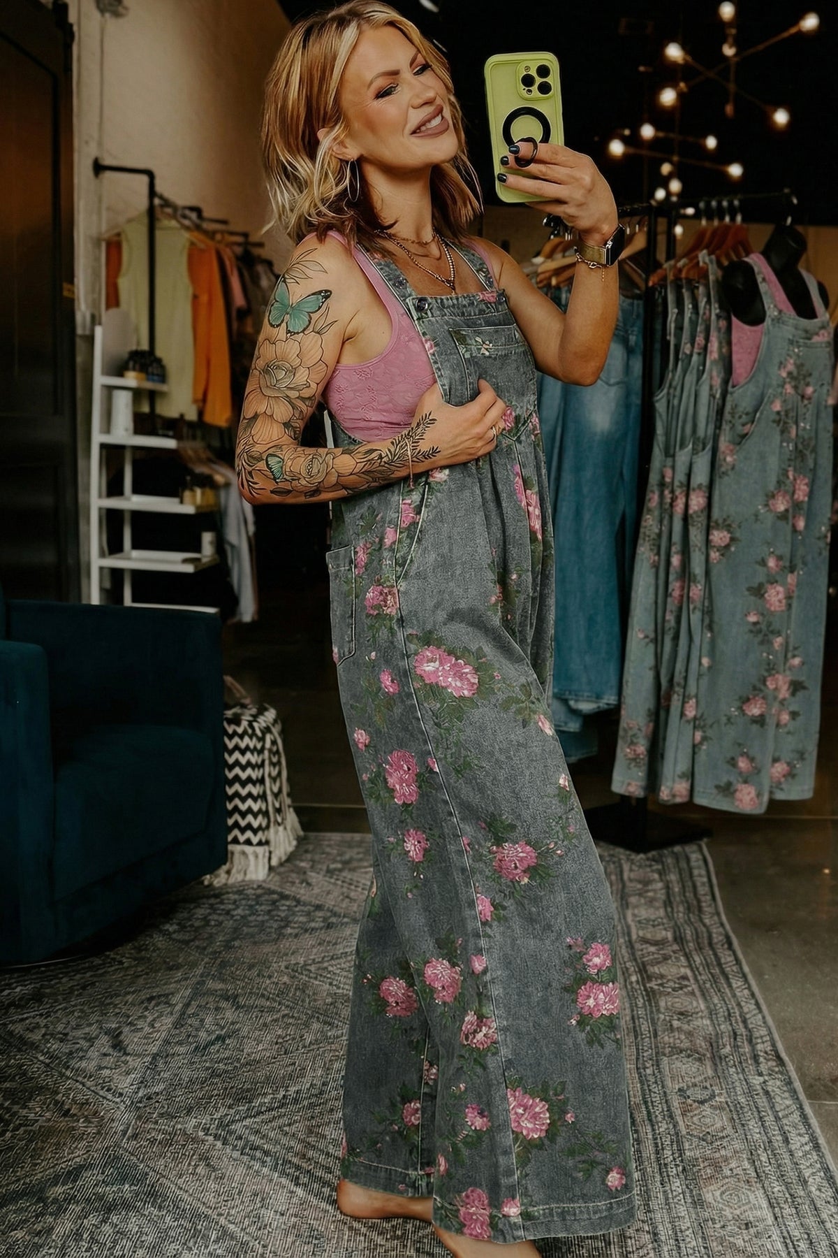 Peto vaquero floral
