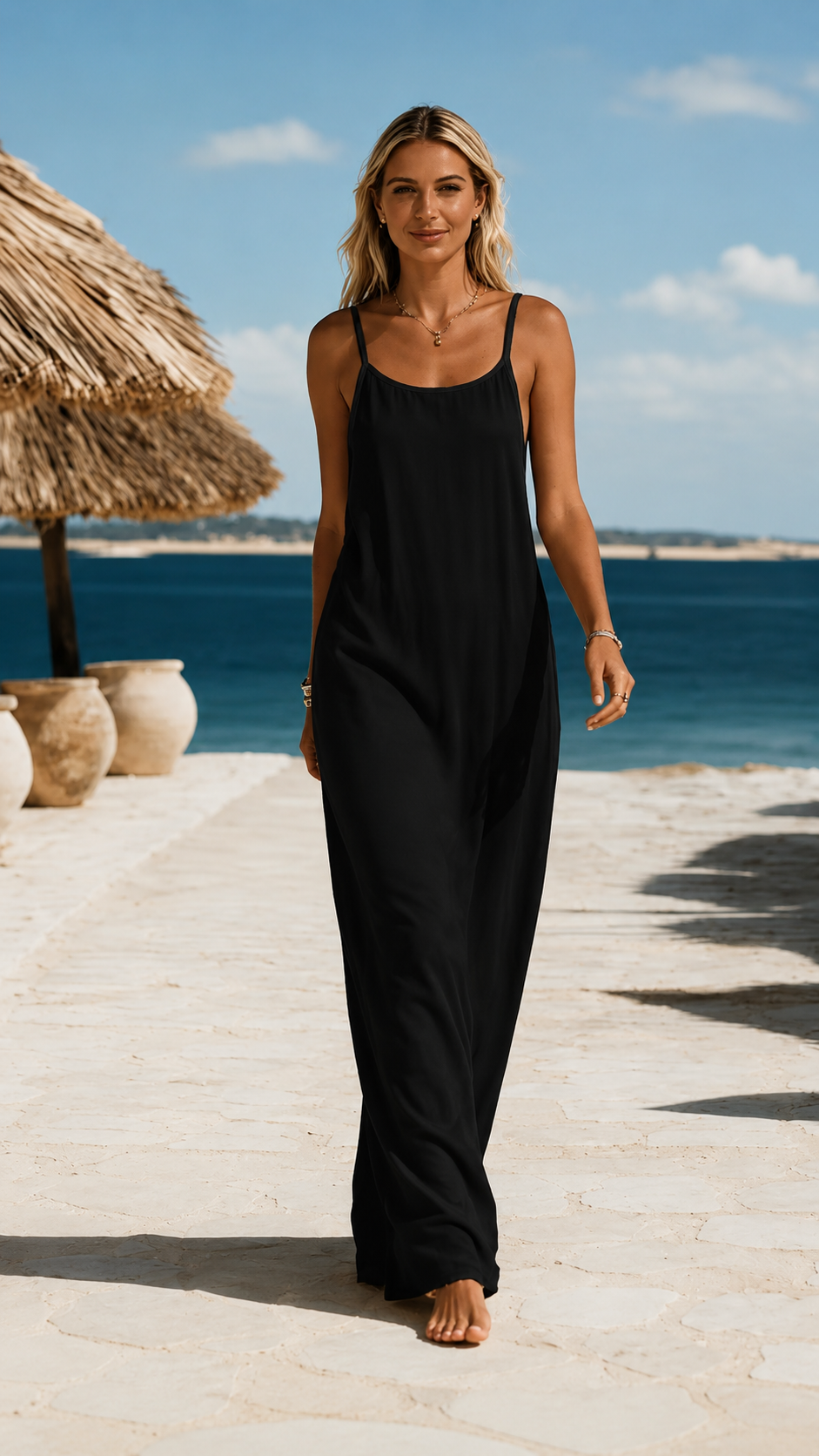 Vestido Anabelle Largo con Escote Halter