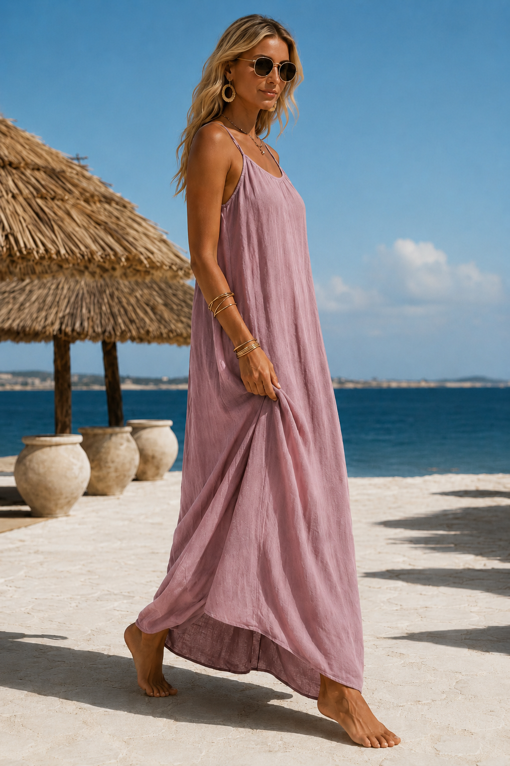 Vestido Anabelle Largo con Escote Halter