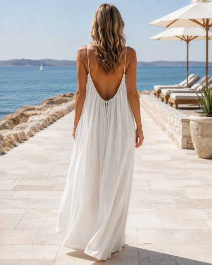 Vestido Anabelle Largo con Escote Halter