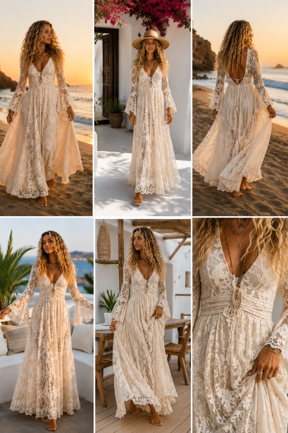 Vestido Bohemio Encanto Ibiza™ – Elegancia Natural de Verano