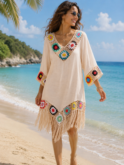 Túnica Crochet Boho