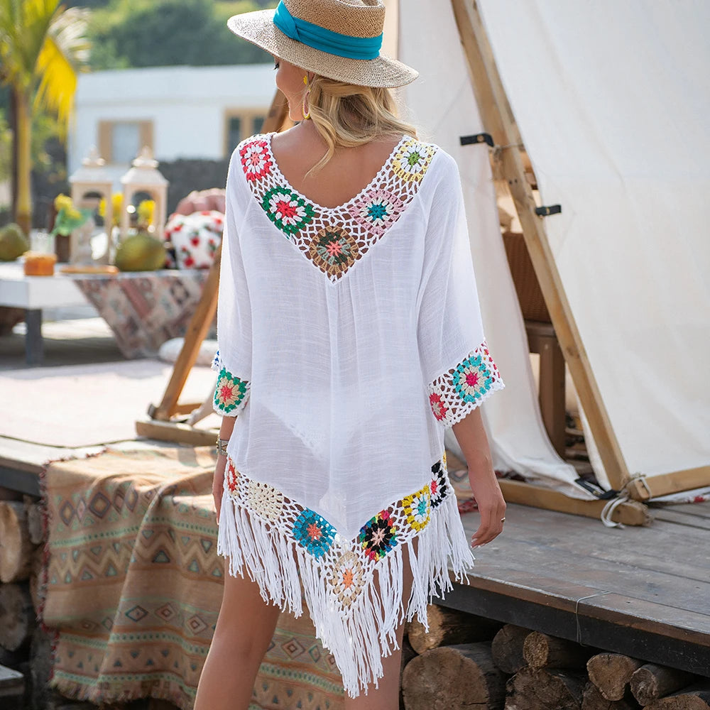Túnica Crochet Boho