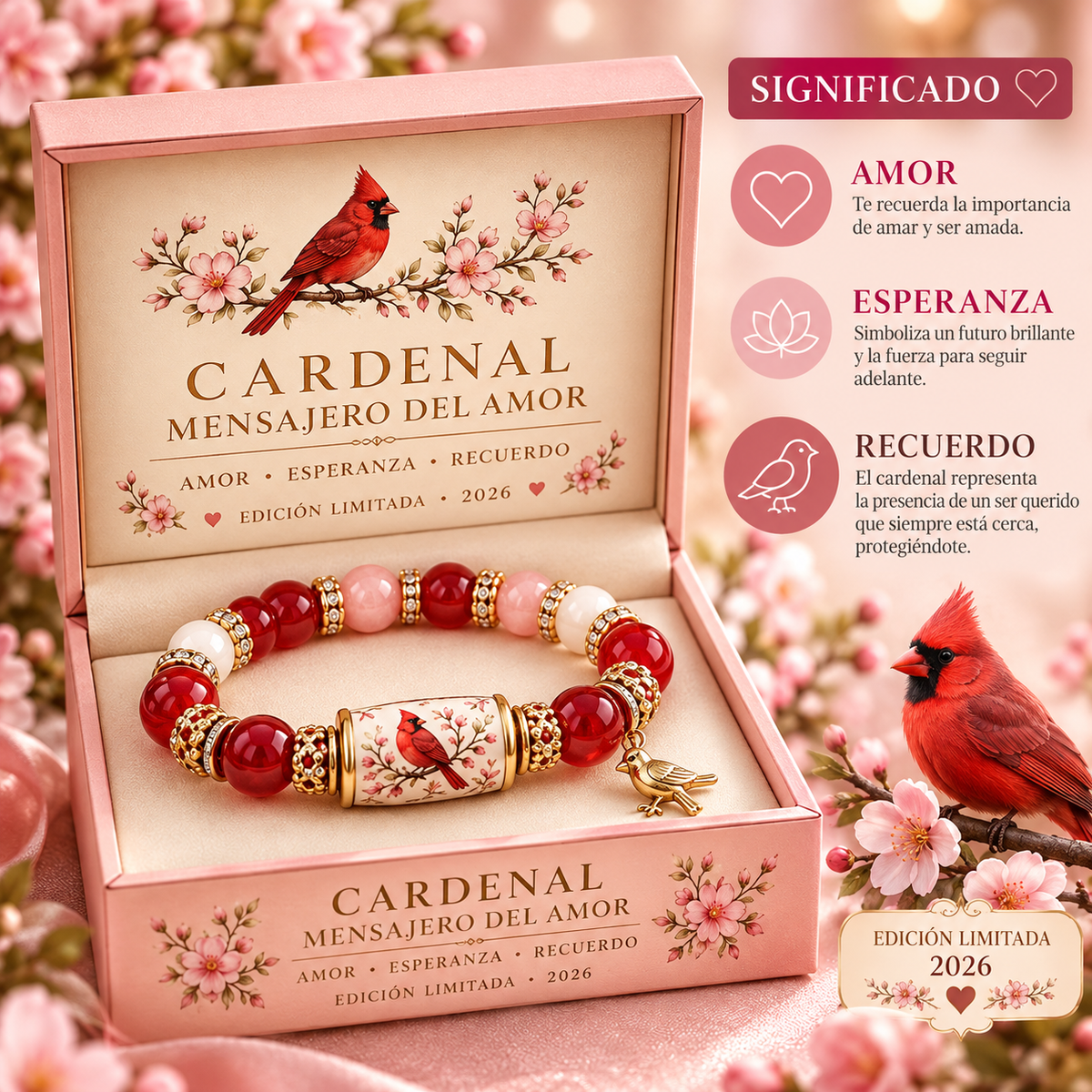 Pulsera de cuentas de cristal de BB Bellezachic con caja de regalo, diseño elegante y brillante para ocasiones especiales.