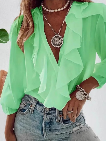 Blusa Ruffles Chic Ariana