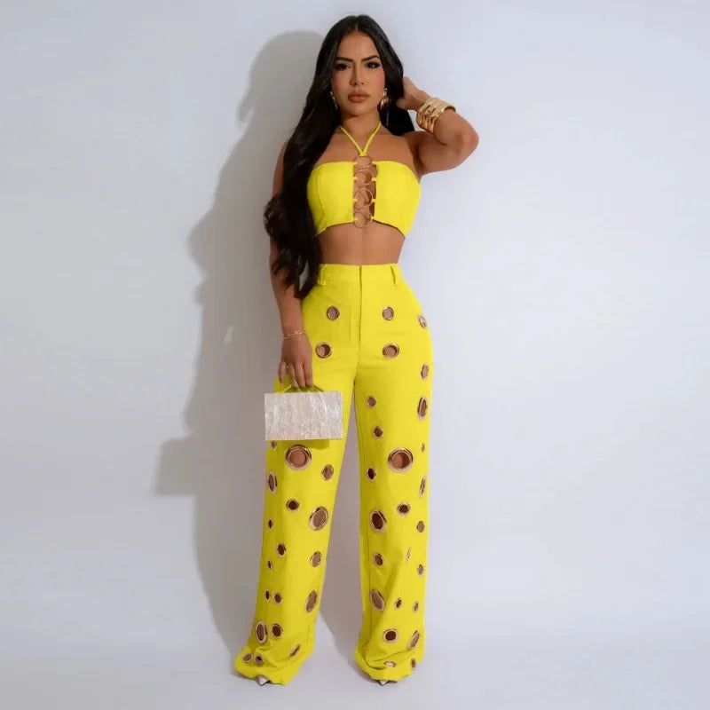 Conjunto Halter Glow