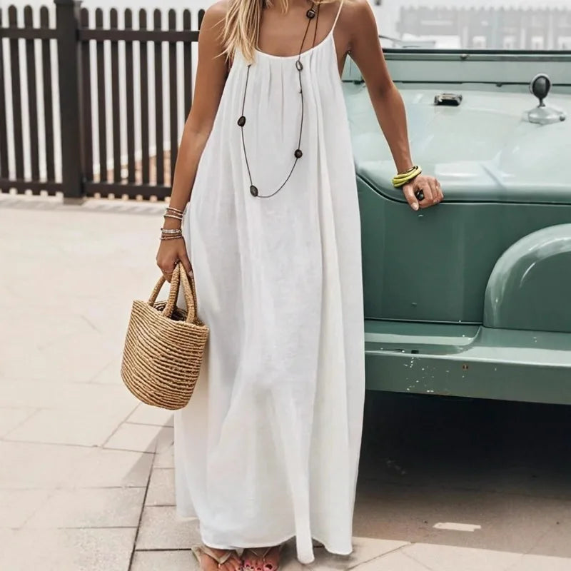 Vestido Anabelle Largo con Escote Halter