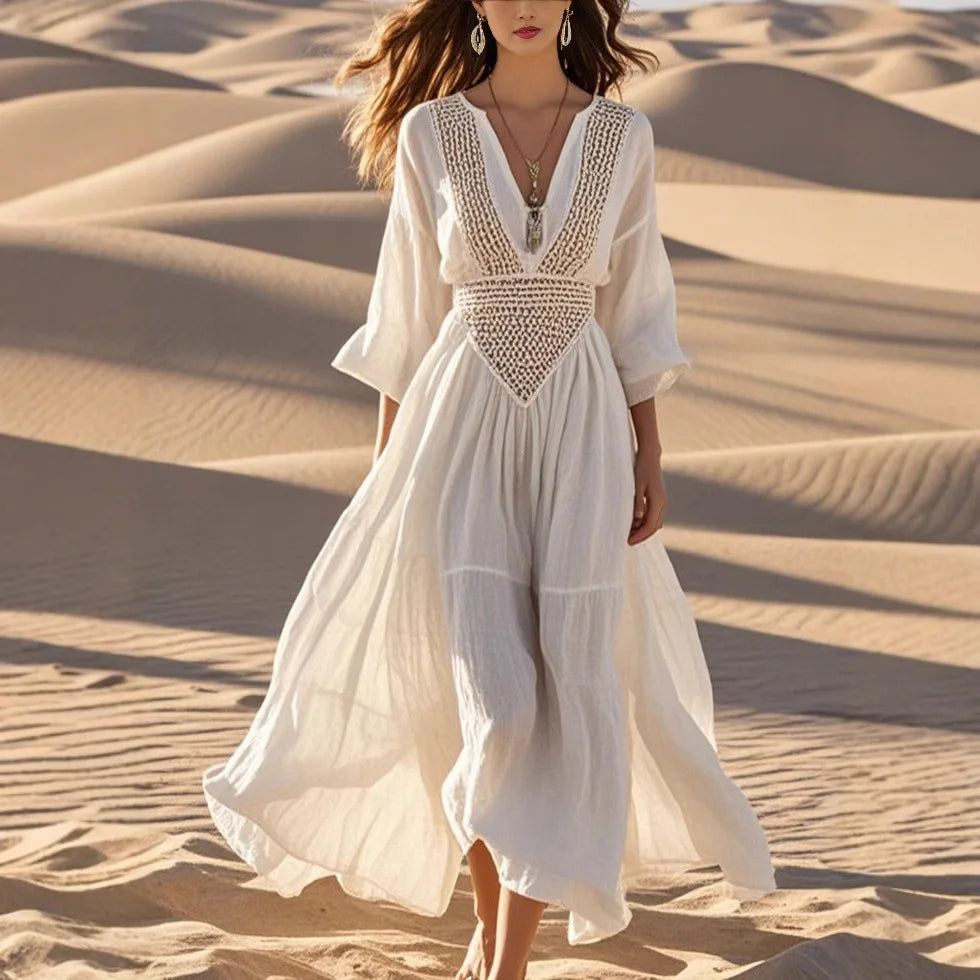 Vestido Alma Marina — Elegancia Frente al Mar