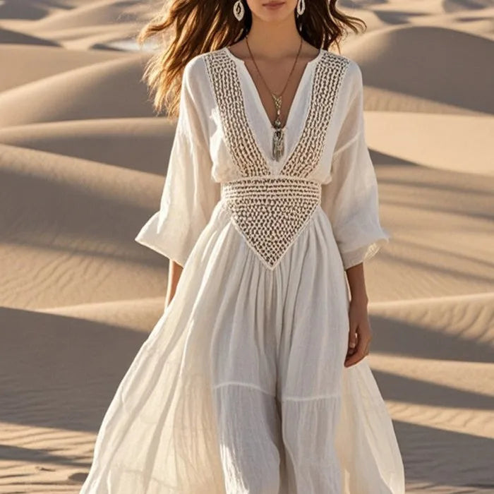 Vestido Alma Marina — Elegancia Frente al Mar