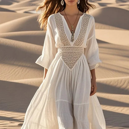 Vestido Alma Marina — Elegancia Frente al Mar