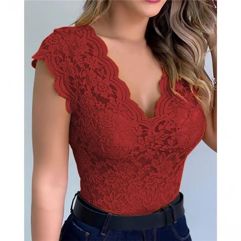 Lace Glow Top