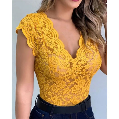 Lace Glow Top