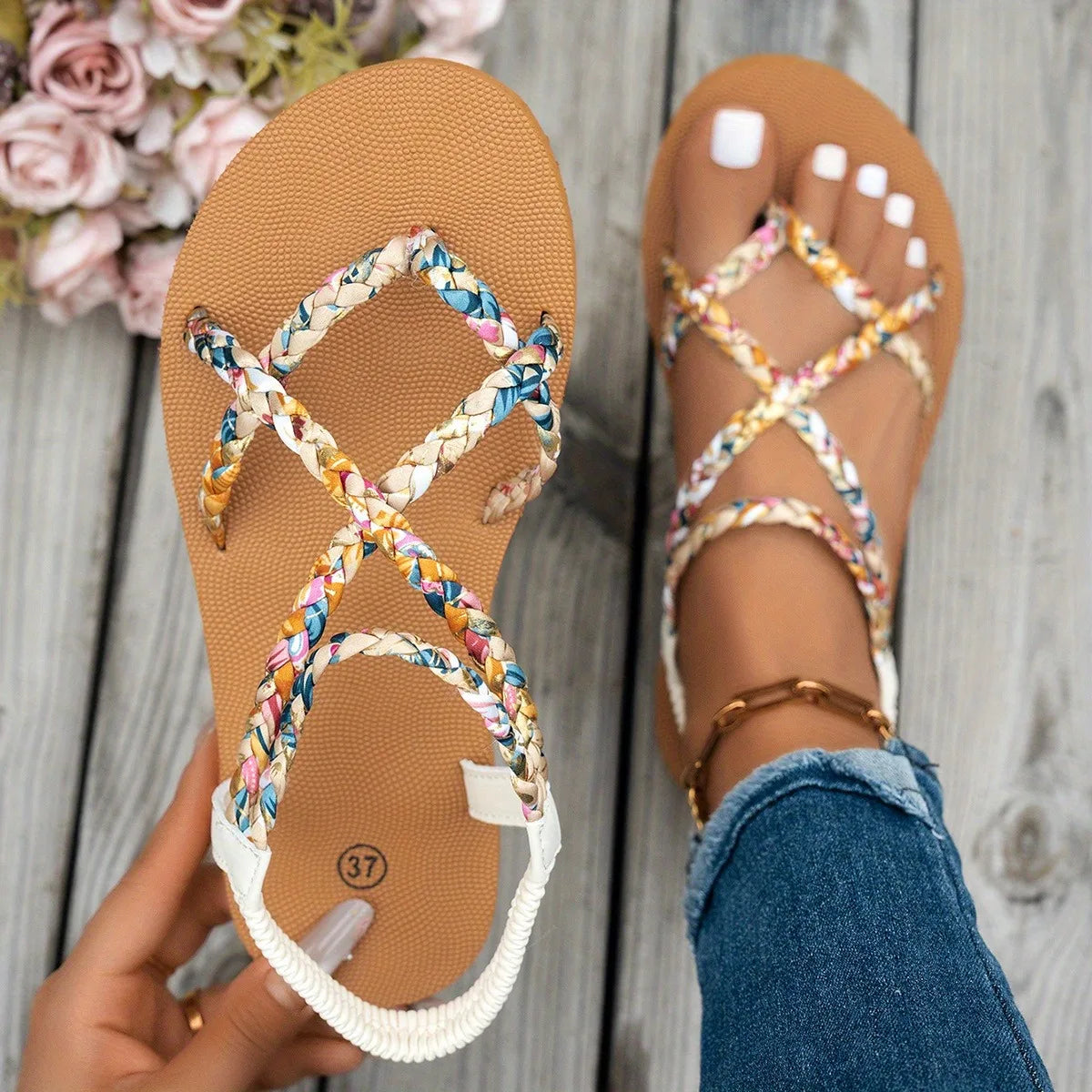 Sandalias Gladiador Mujer