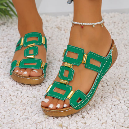 Sandalias Cuña Romana