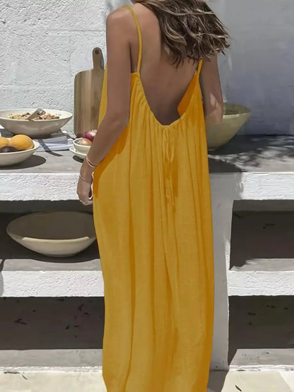 Vestido Anabelle Largo con Escote Halter