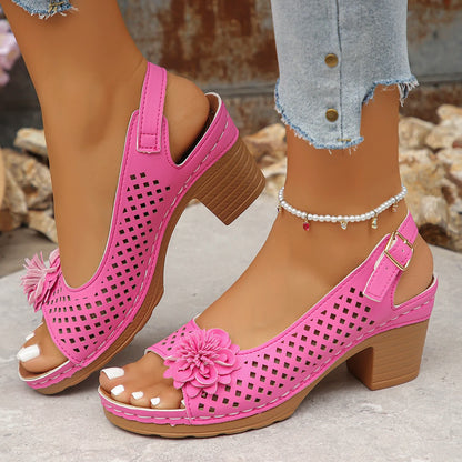 Sandalias Cuña Estilo Romano