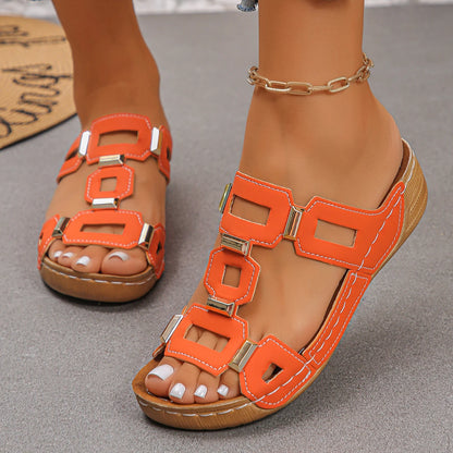 Sandalias Cuña Romana