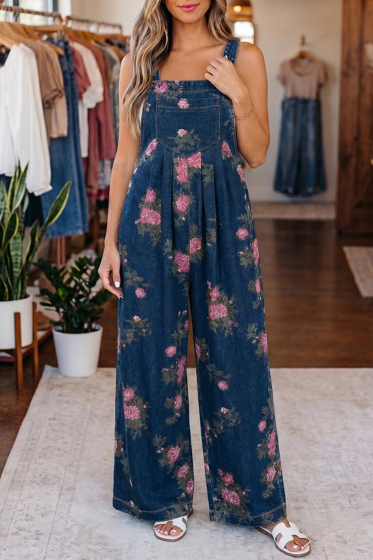 Peto vaquero floral