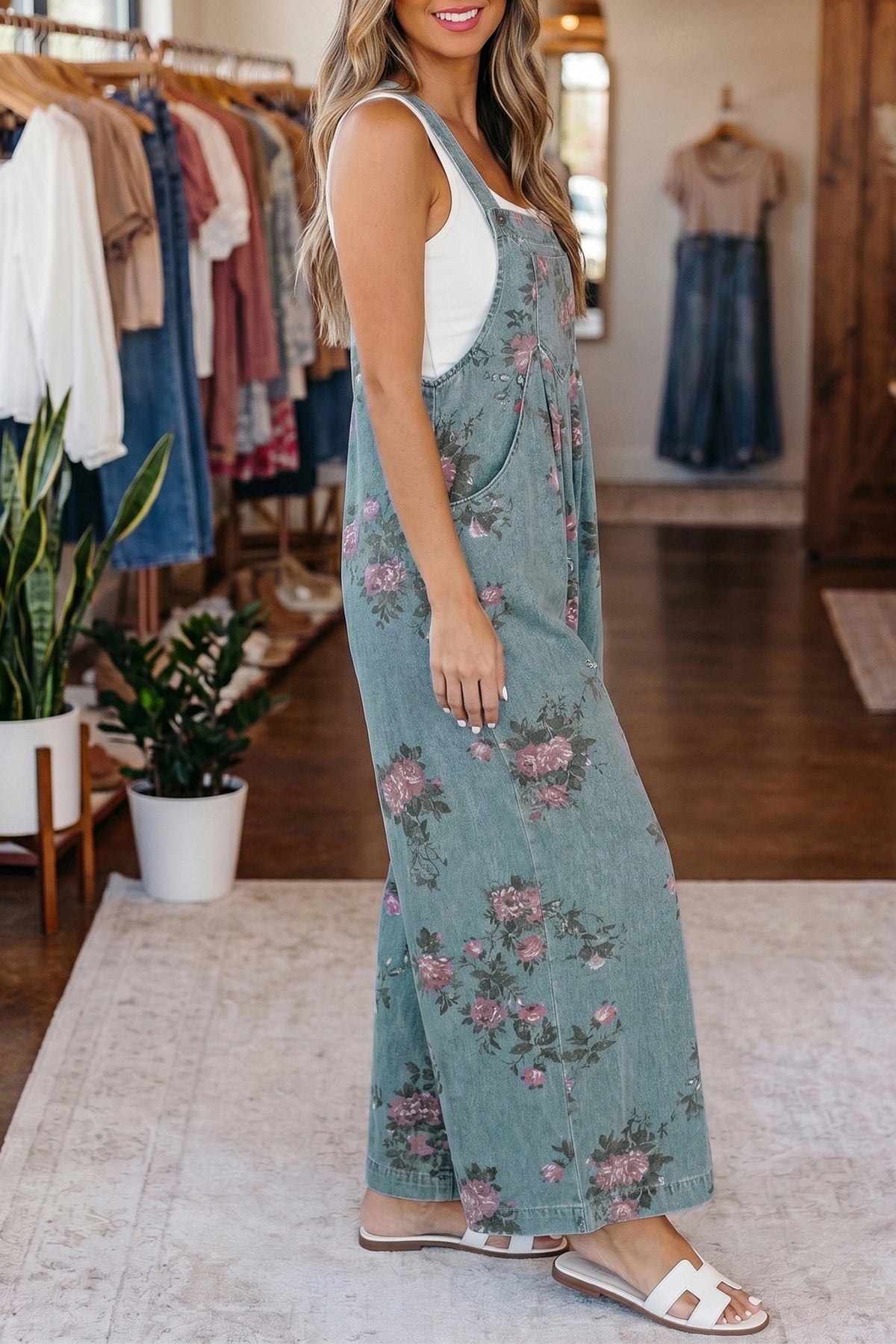 Peto vaquero floral
