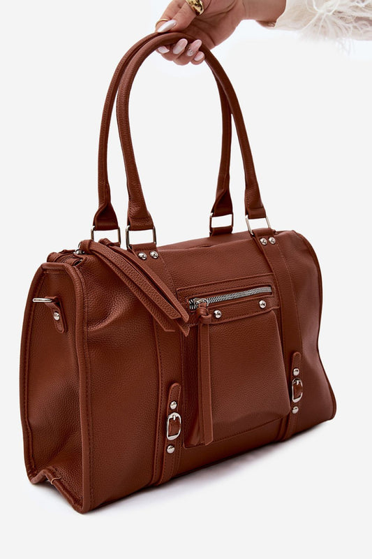 Bolso shopper de polipiel de Step in Style con correa desmontable, diseño espacioso y elegante para uso diario.