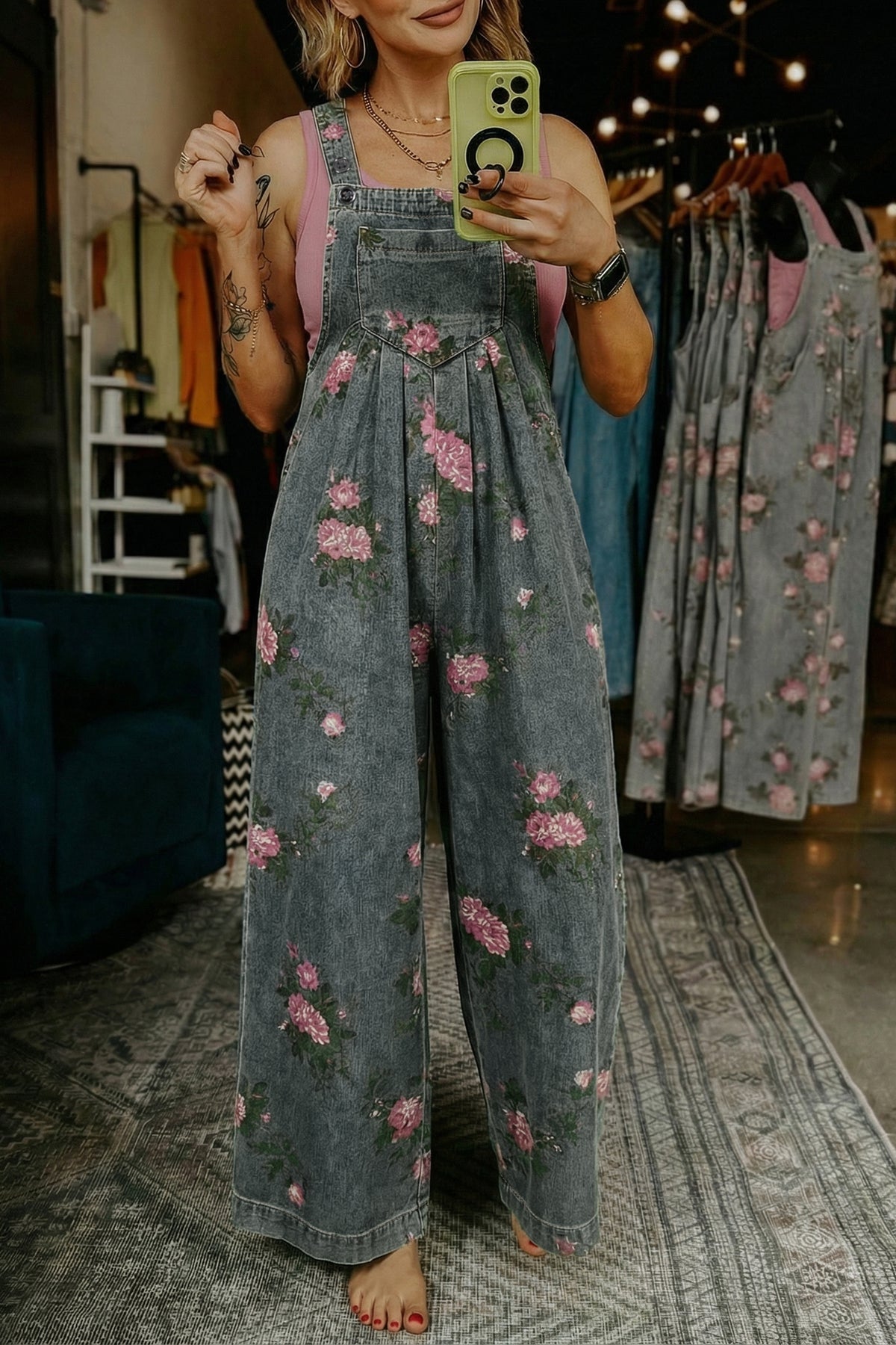 Peto vaquero floral
